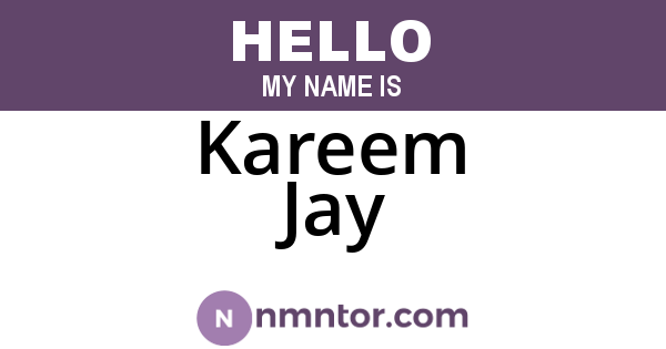 Kareem Jay