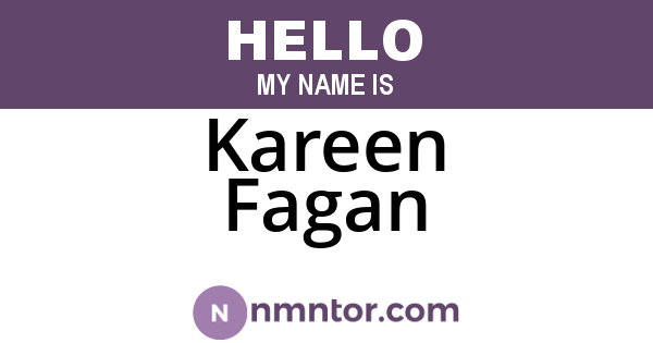 Kareen Fagan