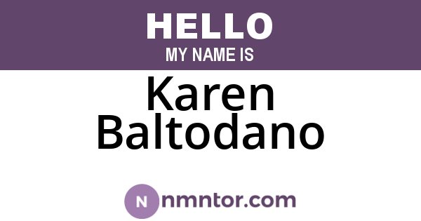 Karen Baltodano