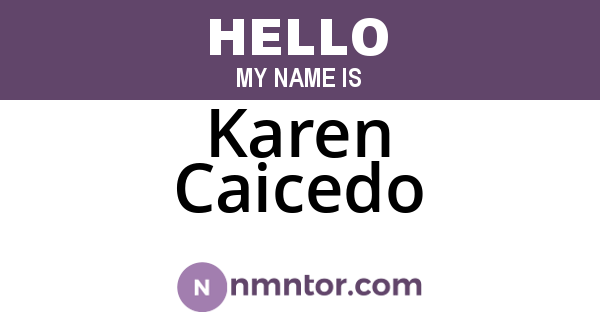 Karen Caicedo