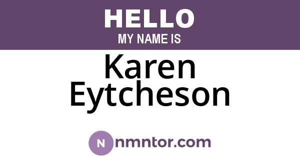 Karen Eytcheson