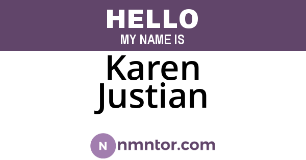 Karen Justian