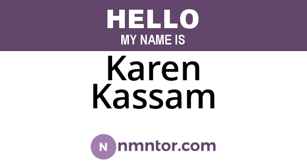 Karen Kassam