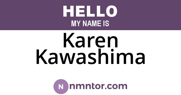 Karen Kawashima