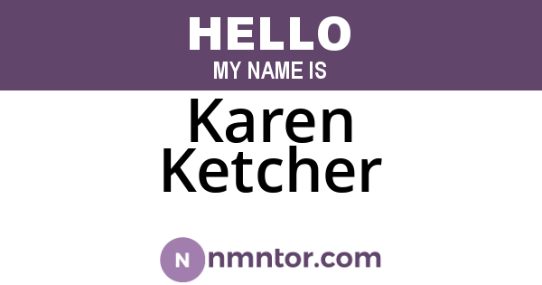 Karen Ketcher
