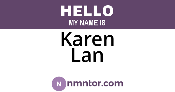 Karen Lan