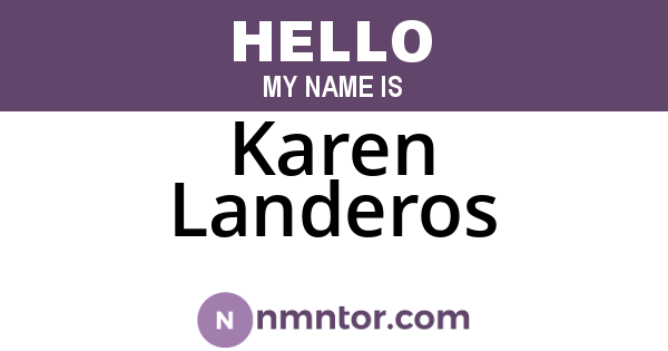 Karen Landeros