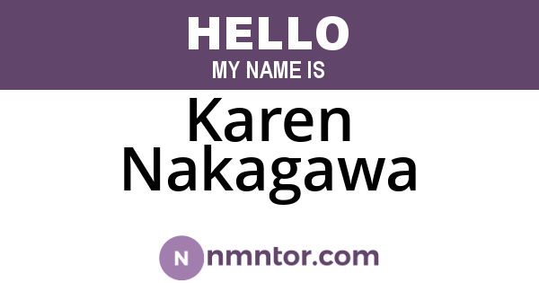 Karen Nakagawa