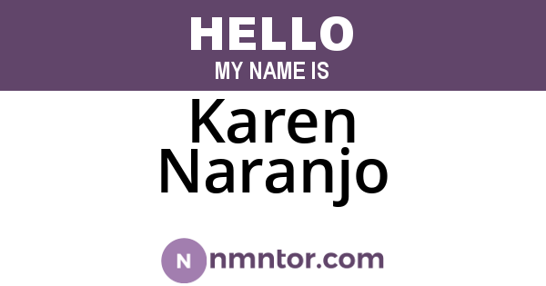 Karen Naranjo