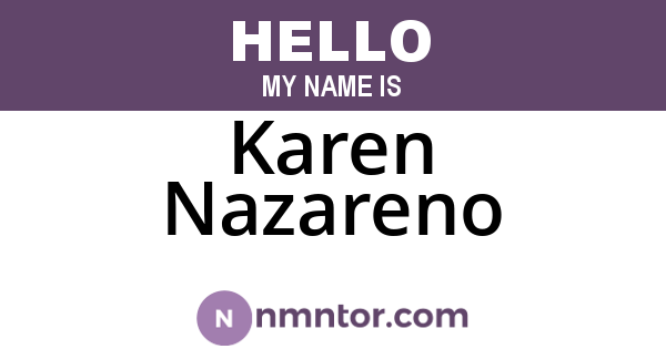 Karen Nazareno
