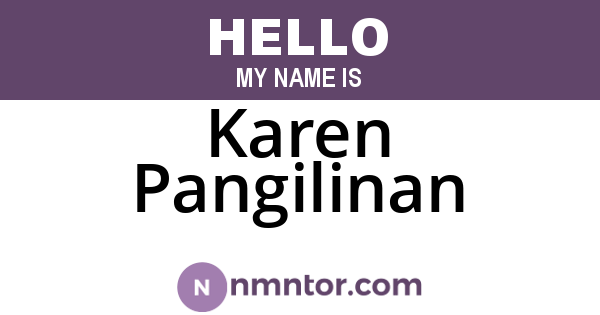 Karen Pangilinan