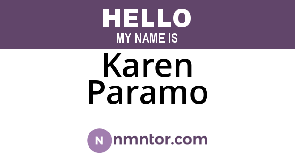 Karen Paramo