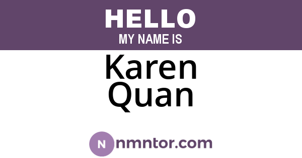 Karen Quan