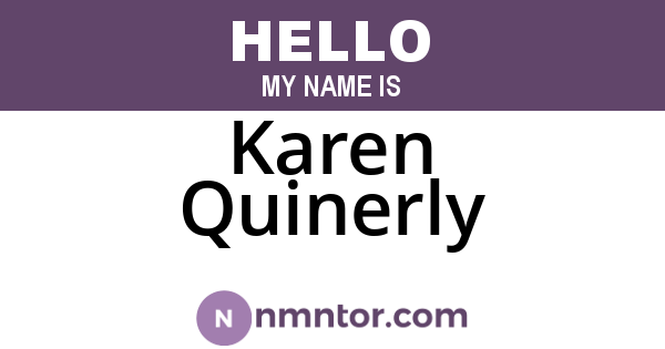 Karen Quinerly