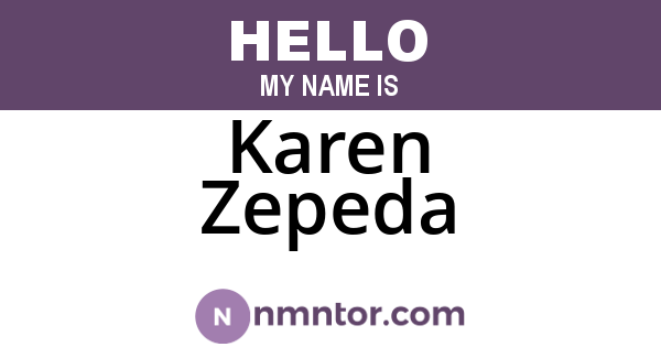 Karen Zepeda