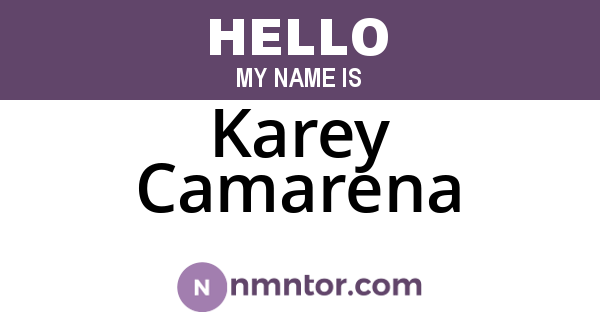 Karey Camarena