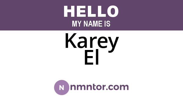 Karey El