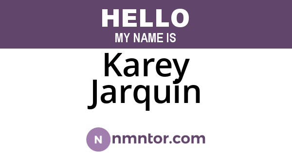 Karey Jarquin