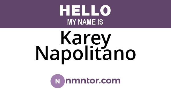 Karey Napolitano
