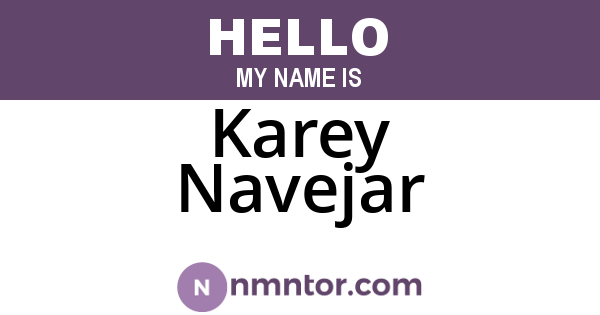 Karey Navejar