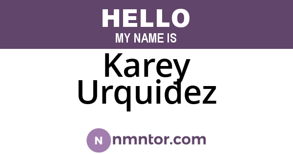 Karey Urquidez