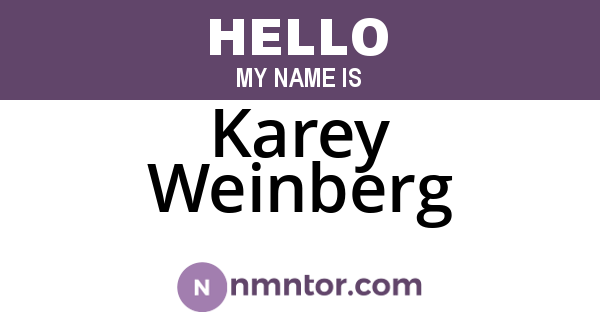 Karey Weinberg