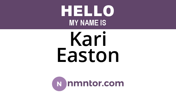 Kari Easton