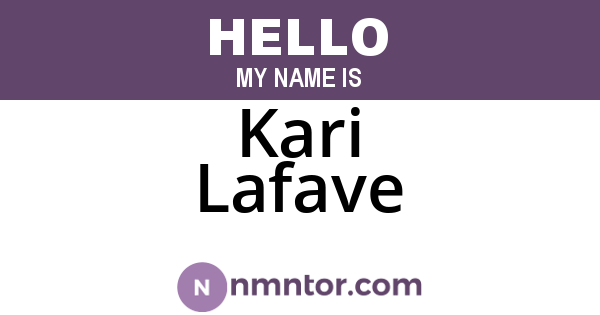 Kari Lafave