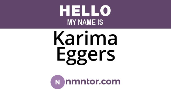 Karima Eggers