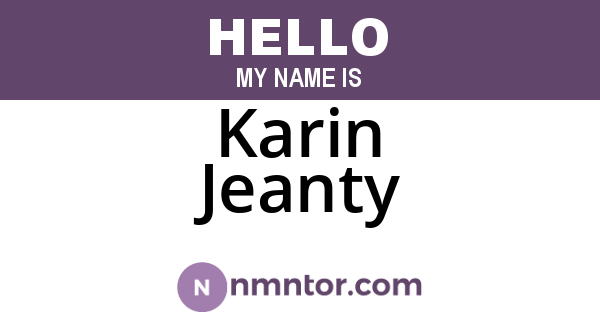 Karin Jeanty