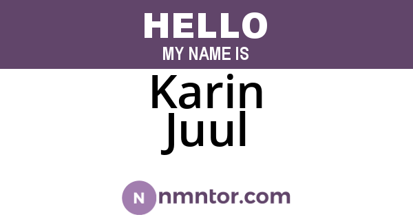 Karin Juul