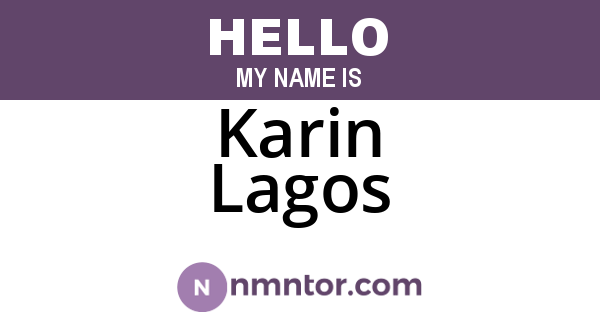 Karin Lagos