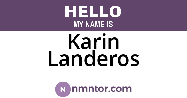 Karin Landeros