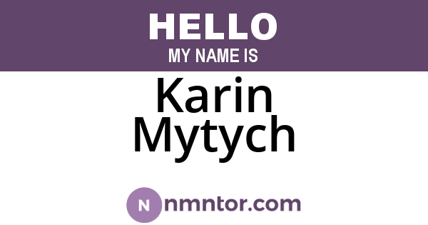Karin Mytych