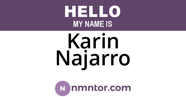 Karin Najarro
