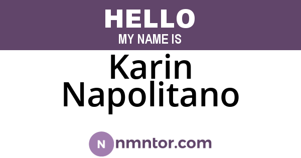 Karin Napolitano