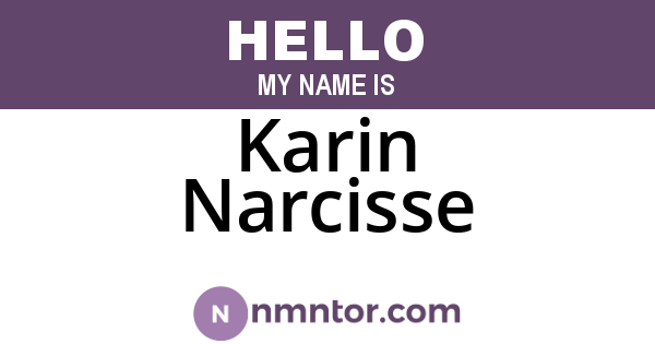 Karin Narcisse