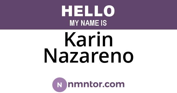Karin Nazareno