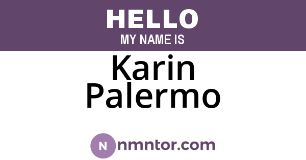 Karin Palermo