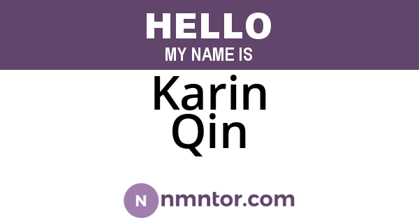Karin Qin