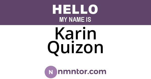 Karin Quizon