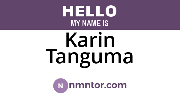 Karin Tanguma