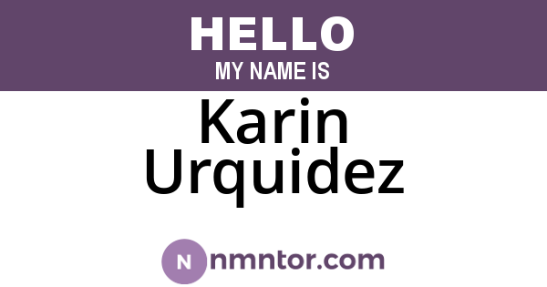 Karin Urquidez