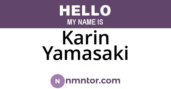 Karin Yamasaki