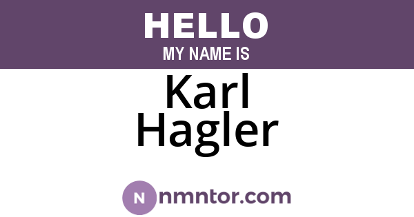 Karl Hagler