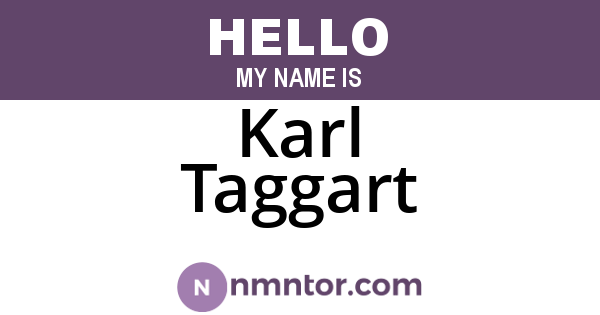 Karl Taggart