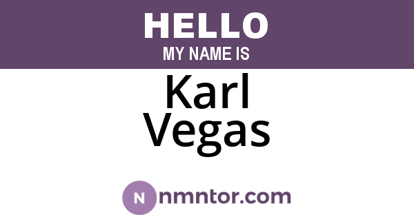 Karl Vegas