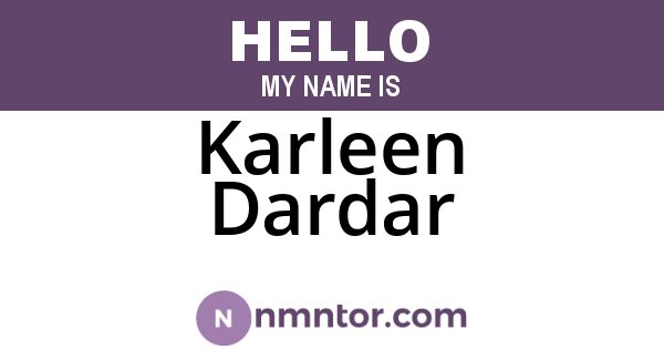 Karleen Dardar