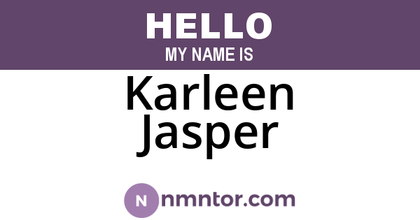Karleen Jasper