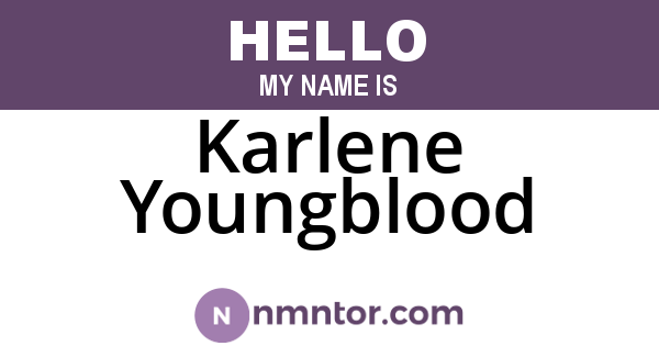 Karlene Youngblood